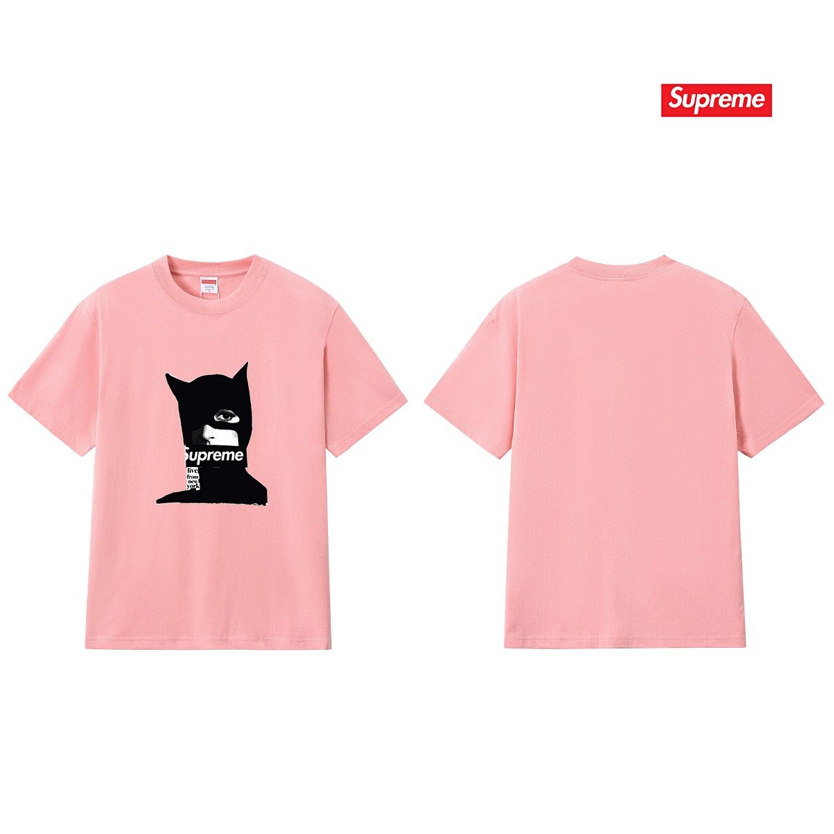 Supreme Cat Graphic Short-Sleeve T-Shirt