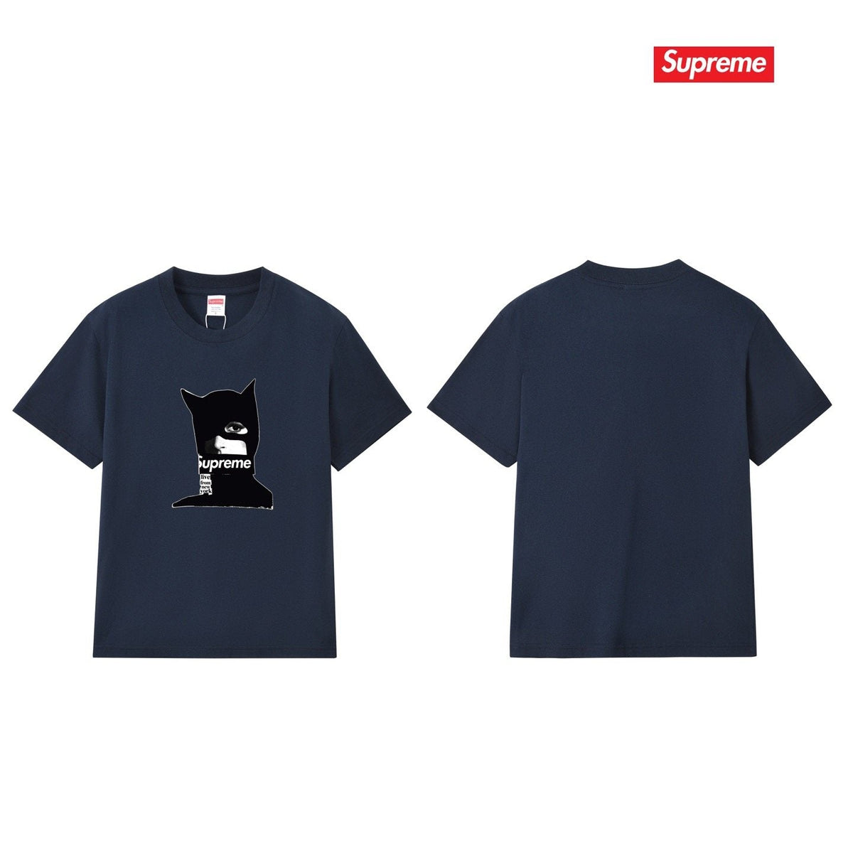 Supreme Cat Graphic Short-Sleeve T-Shirt