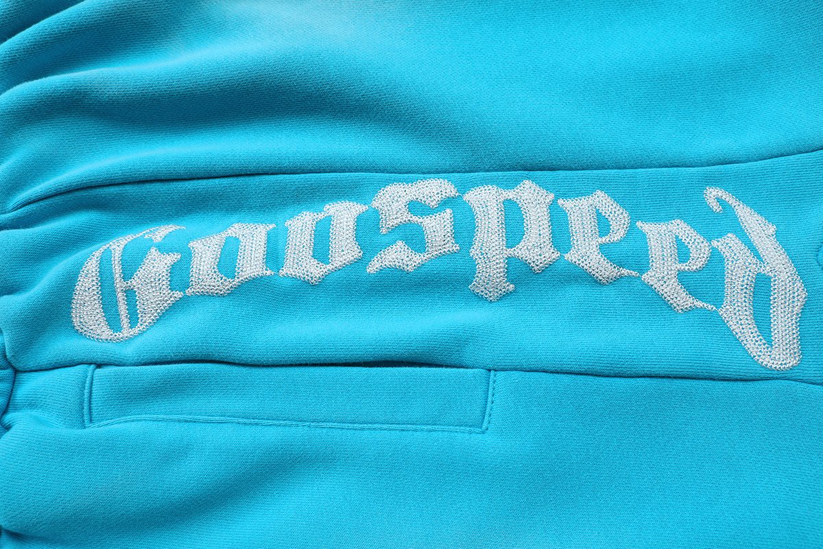 Godspeed Embroidered Drawstring Shorts