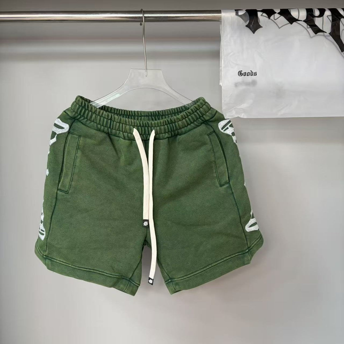 Godspeed Green Side Graphic Sweat Shorts