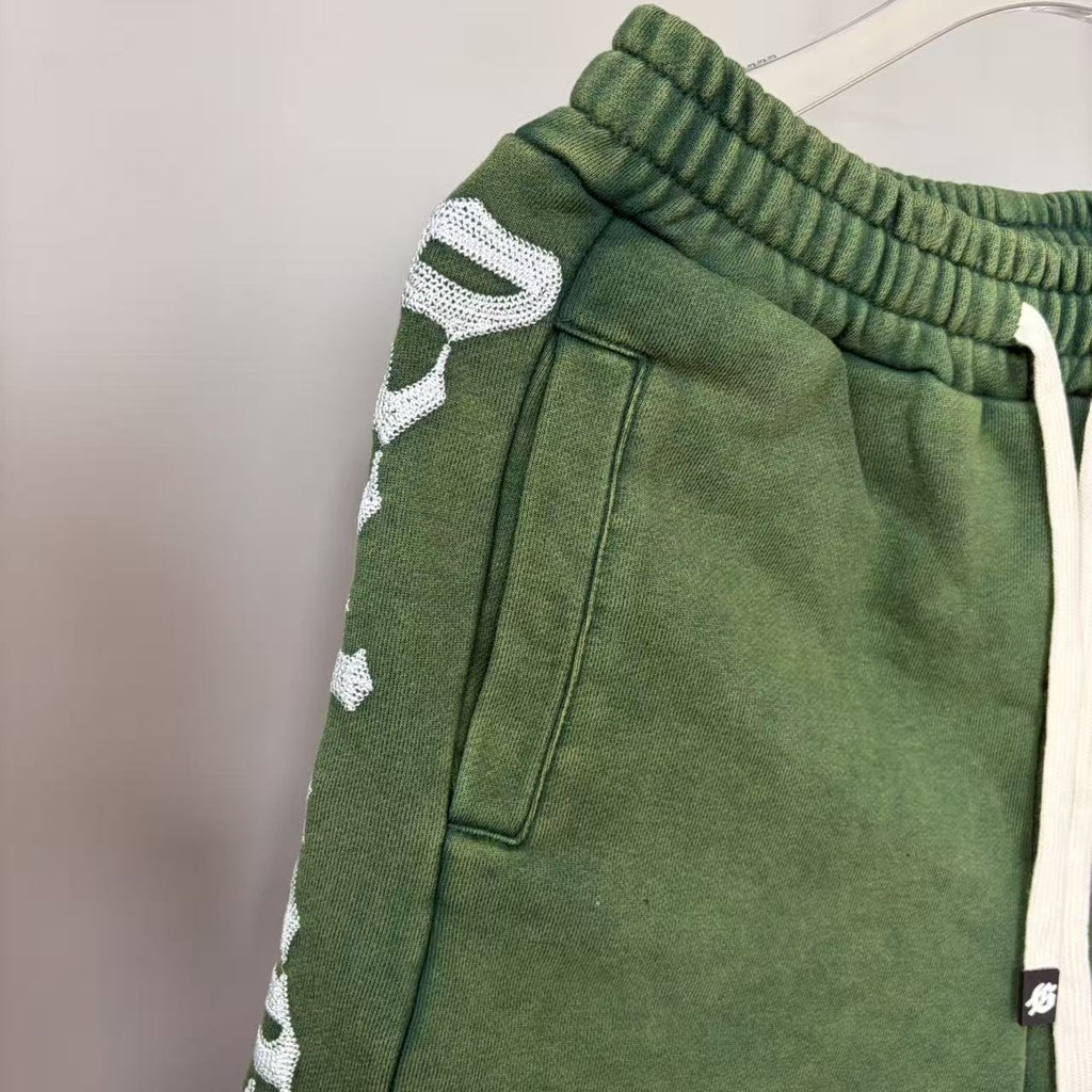 Godspeed Green Side Graphic Sweat Shorts
