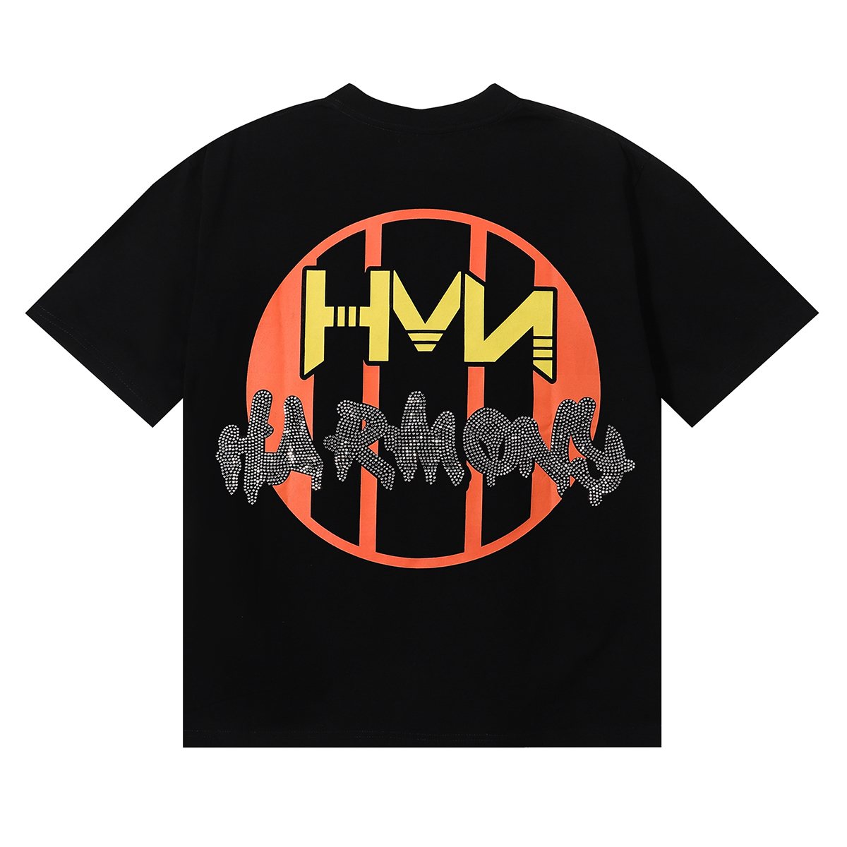 HARMONY Baseball Player Rhinestone Graphic T-Shirt