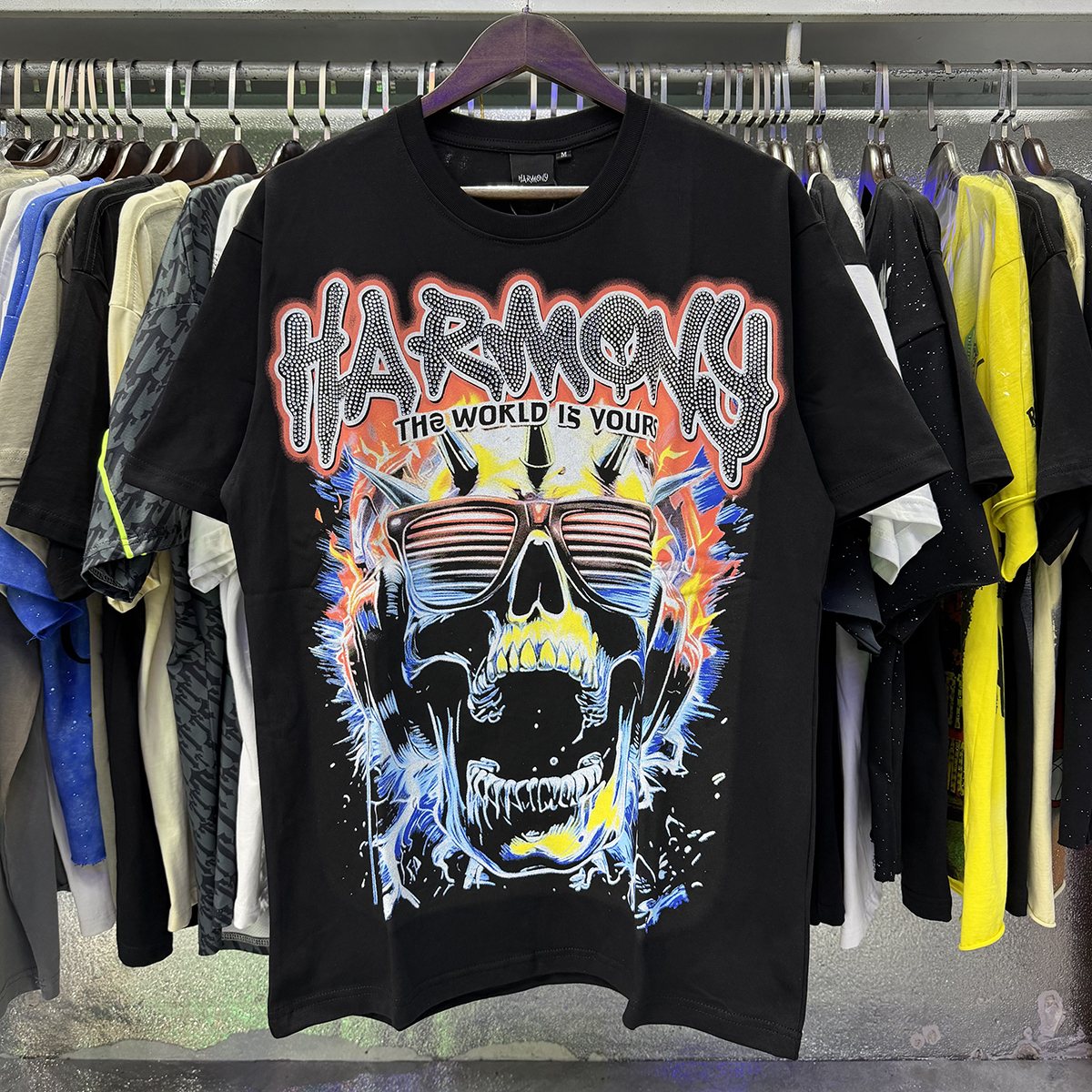 HARMONY Sunglasses Skull Graphic T-Shirt