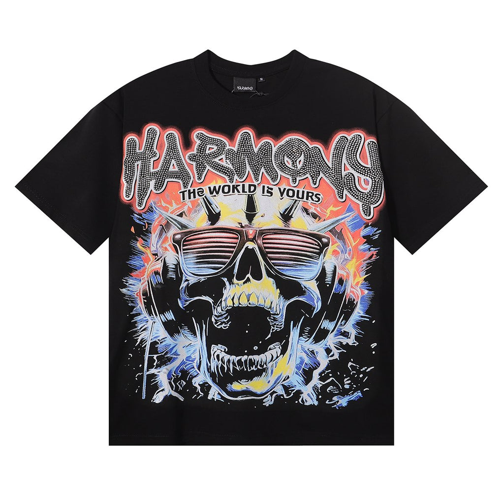 HARMONY Sunglasses Skull Graphic T-Shirt