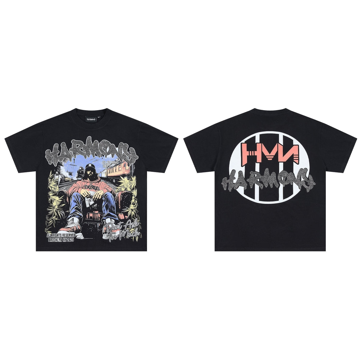 HARMONY Illustrated Graphic Short-Sleeve T-Shirt