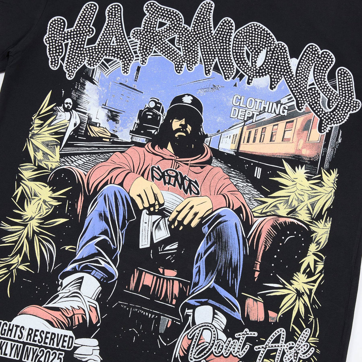 HARMONY Illustrated Graphic Short-Sleeve T-Shirt