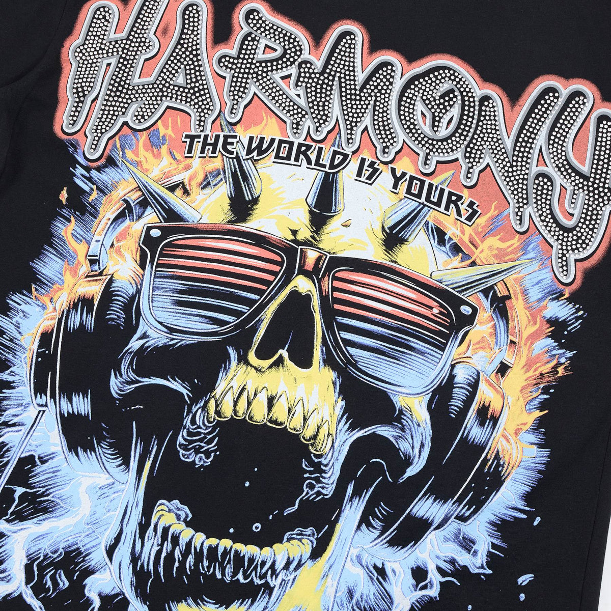 HARMONY Skull Graphic Short-Sleeve T-Shirt