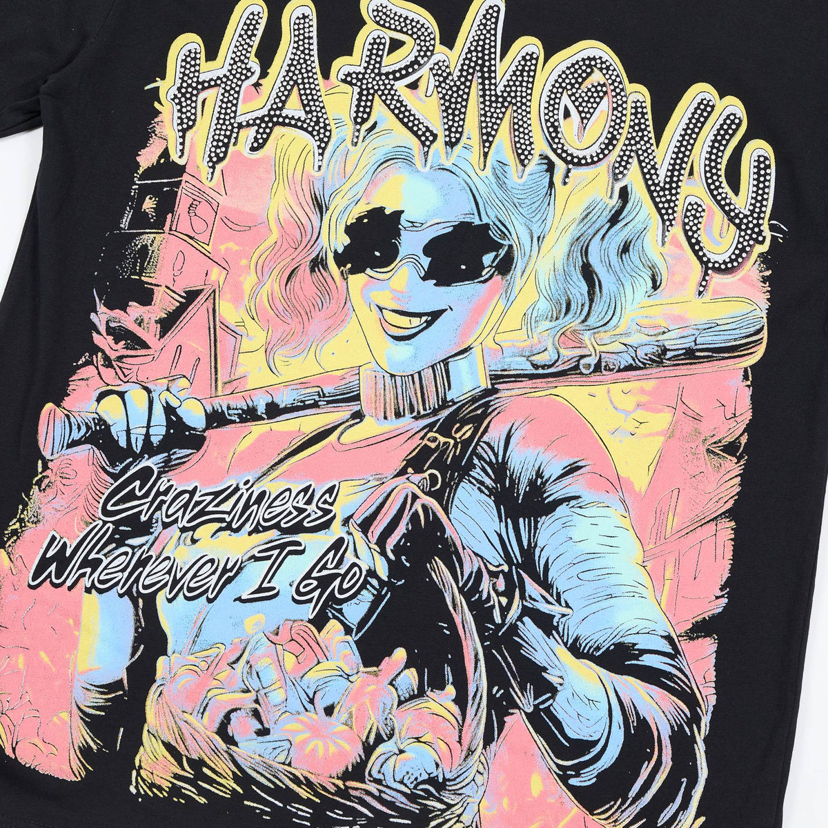 HARMONY Anime Graphic Short-Sleeve T-Shirt