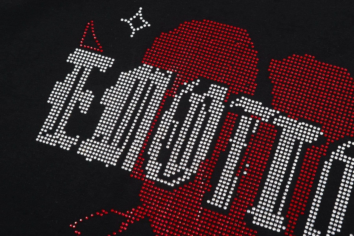 MIXED EMOTION Heart Graphic Short-Sleeve T-Shirt