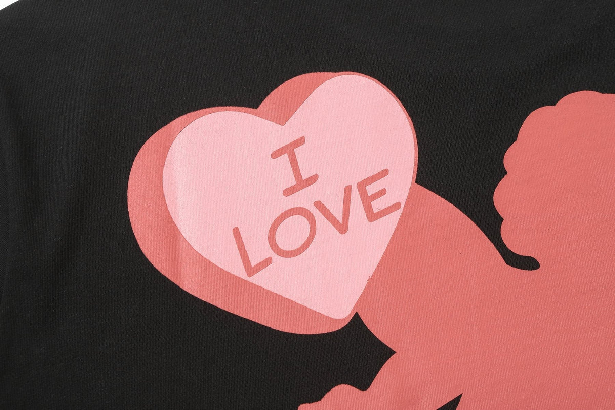 THAT'S A AWFUL LOT OF COUGH SYRUP Cupid Heart Graphic T-Shirt