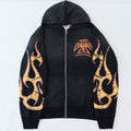 Valley Dreams Death or Glory Flame Zip Hoodie