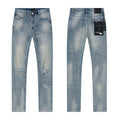 R+A Light Blue Distressed Jeans