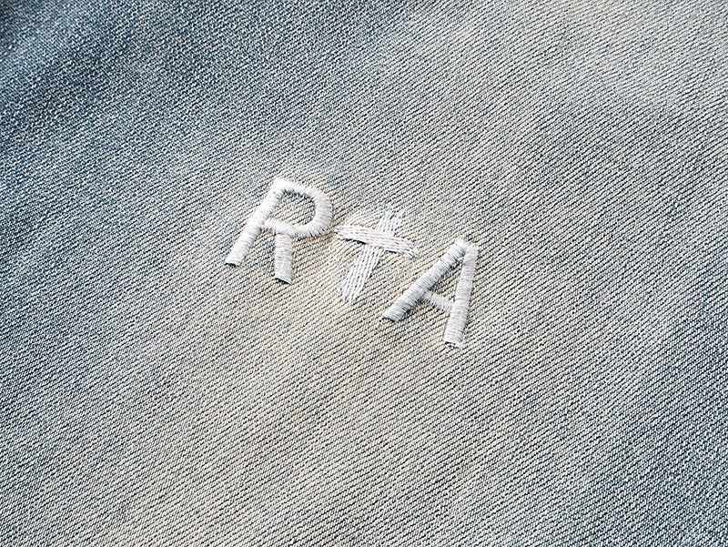 R+A Light Blue Distressed Jeans
