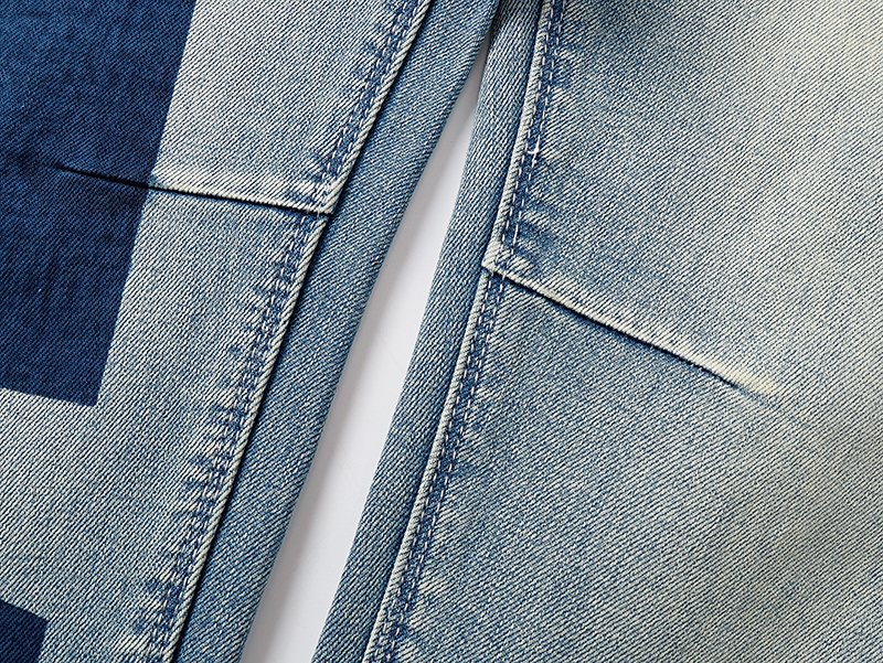 R+A Light Blue Lettered Jeans