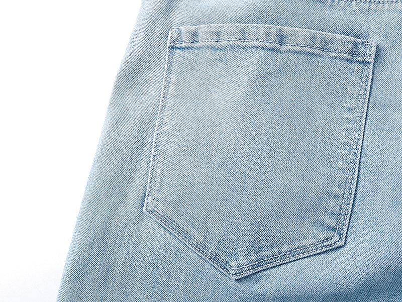 R+A Light Blue Washed Denim Jeans