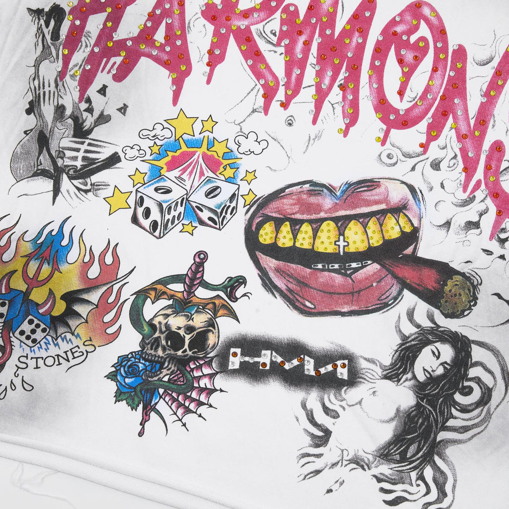 HARMONY Rhinestone-Style Graphic T-Shirt