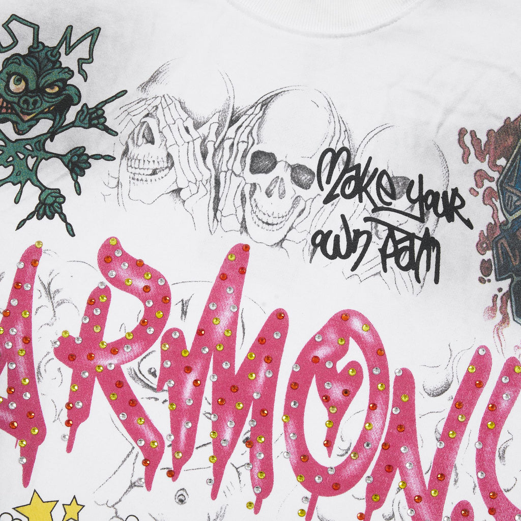 HARMONY Rhinestone-Style Graphic T-Shirt