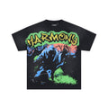 HARMONY Raw-Edge Graphic T-Shirt