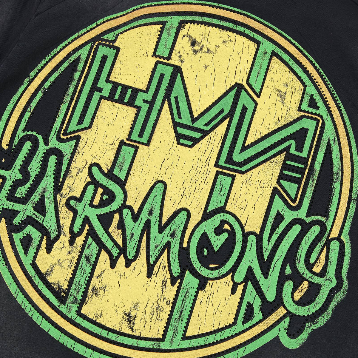 HARMONY Raw-Edge Graphic T-Shirt