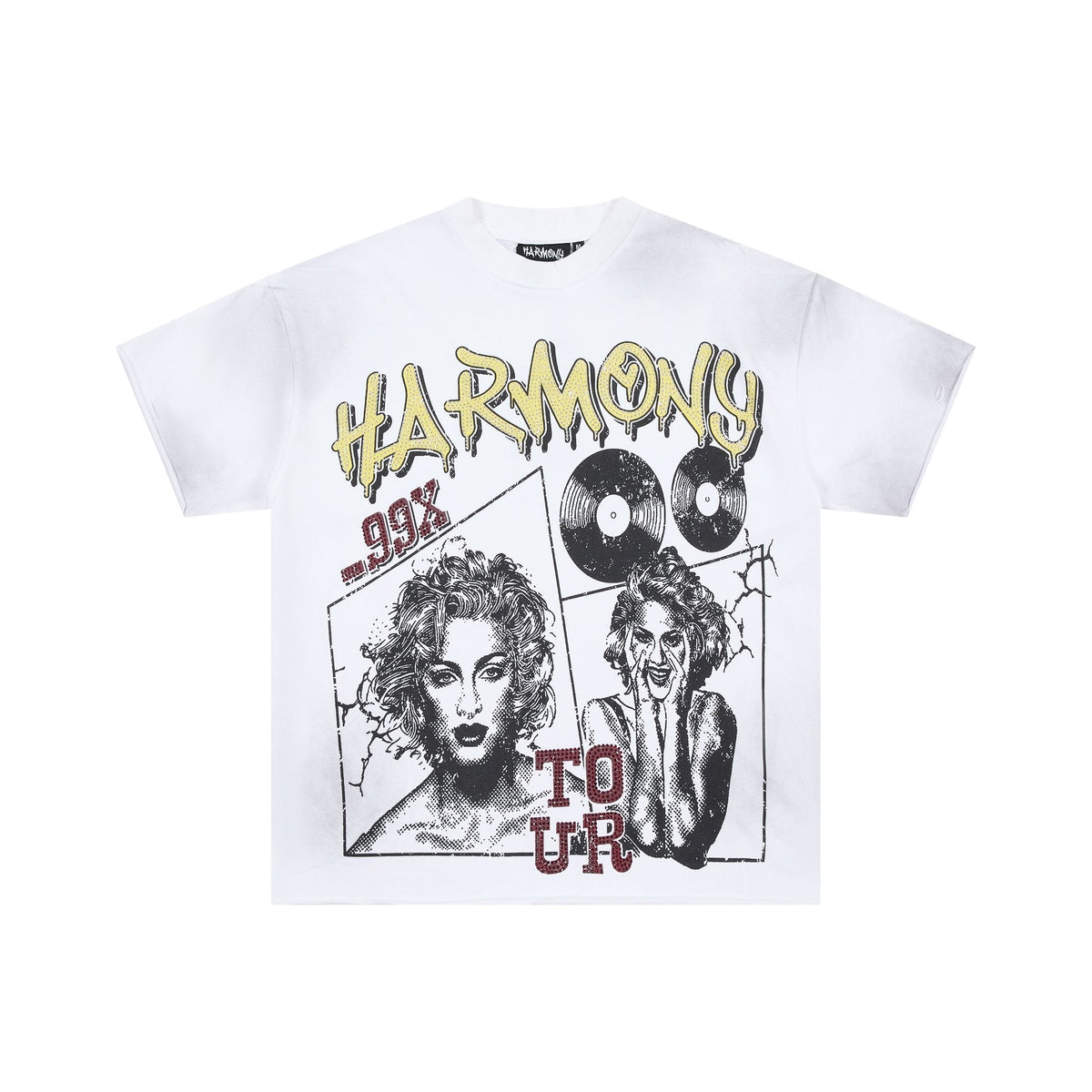 HARMONY Tour Graphic Raw-Edge T-Shirt