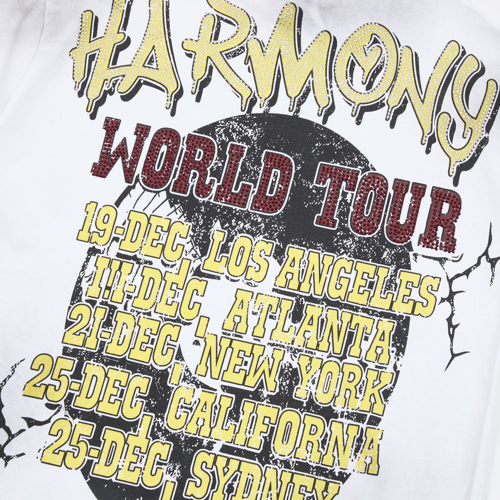 HARMONY Tour Graphic Raw-Edge T-Shirt