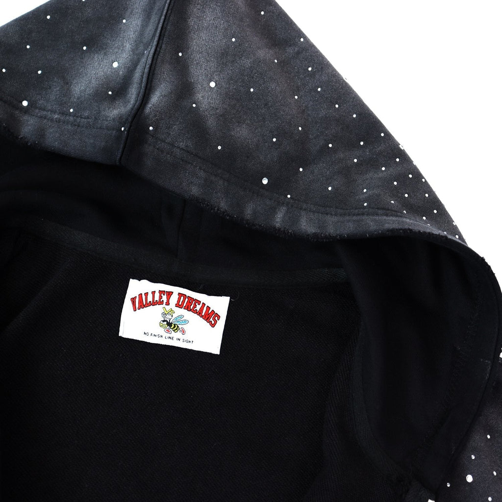 Valley Dreams Washed Rhinestone Zip Hoodie