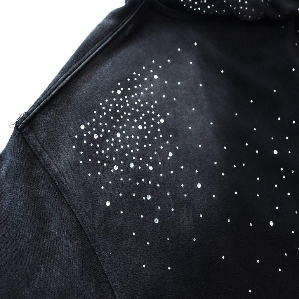 Valley Dreams Washed Rhinestone Zip Hoodie