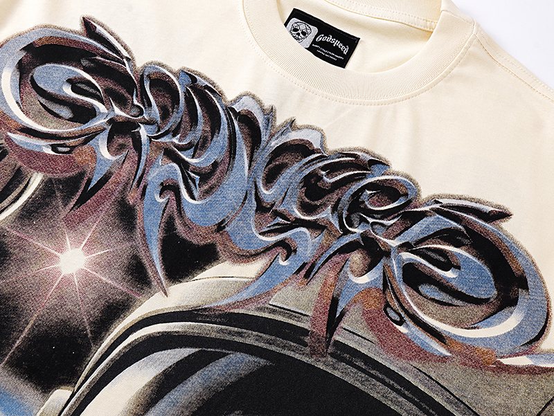 Godspeed Astronaut Back Print T-Shirt