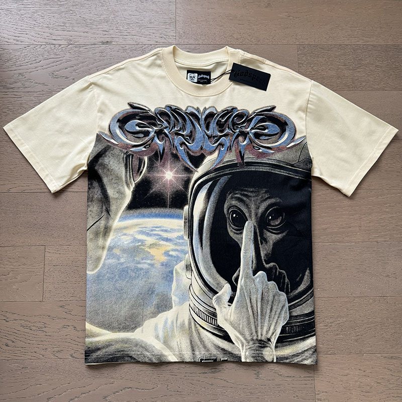 Godspeed Astronaut Back Print T-Shirt