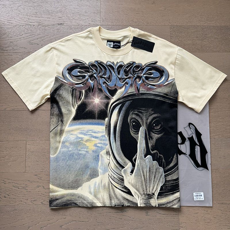 Godspeed Astronaut Back Print T-Shirt