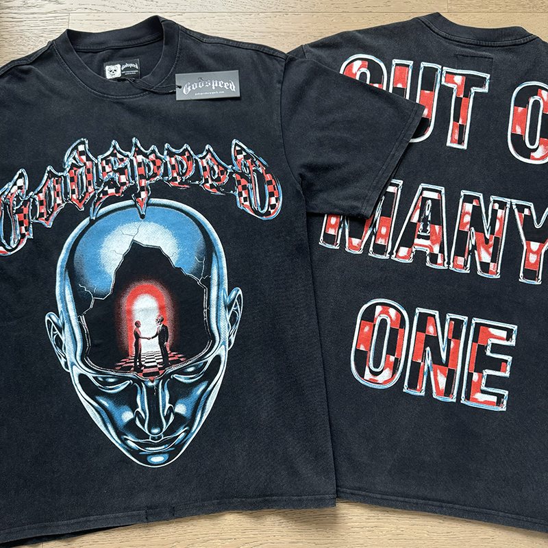 Godspeed Out of Many One Graphic T-Shirt