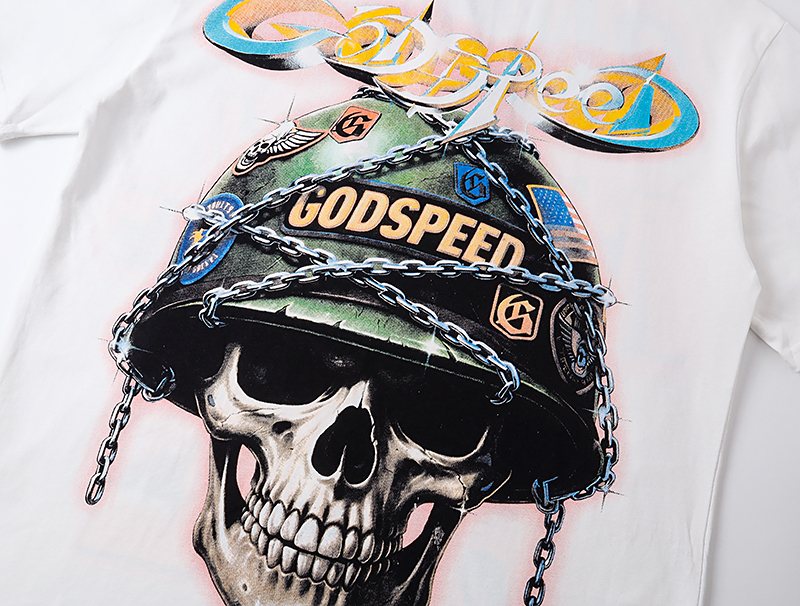 Godspeed Out of Many Skull Graphic T-Shirt