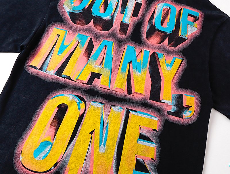 Godspeed Out of Many One Skull Graphic T-Shirt