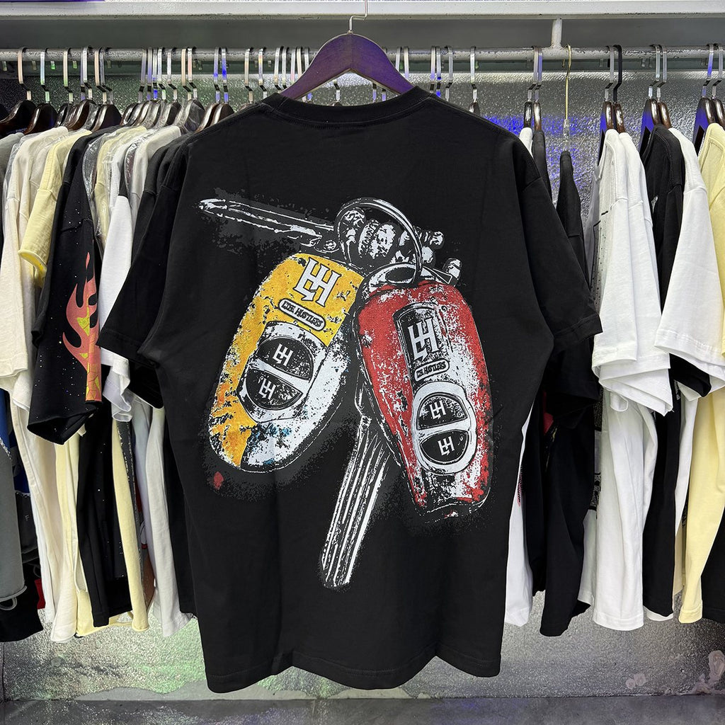 Life Hustlere Motorcycle Graphic Short-Sleeve T-Shirt