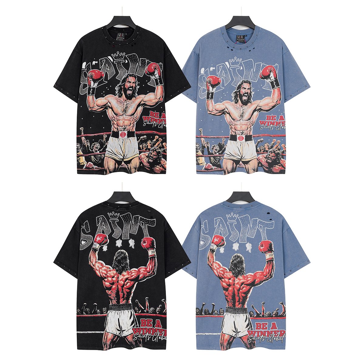 SAINT Boxer Winner Graphic T-Shirt