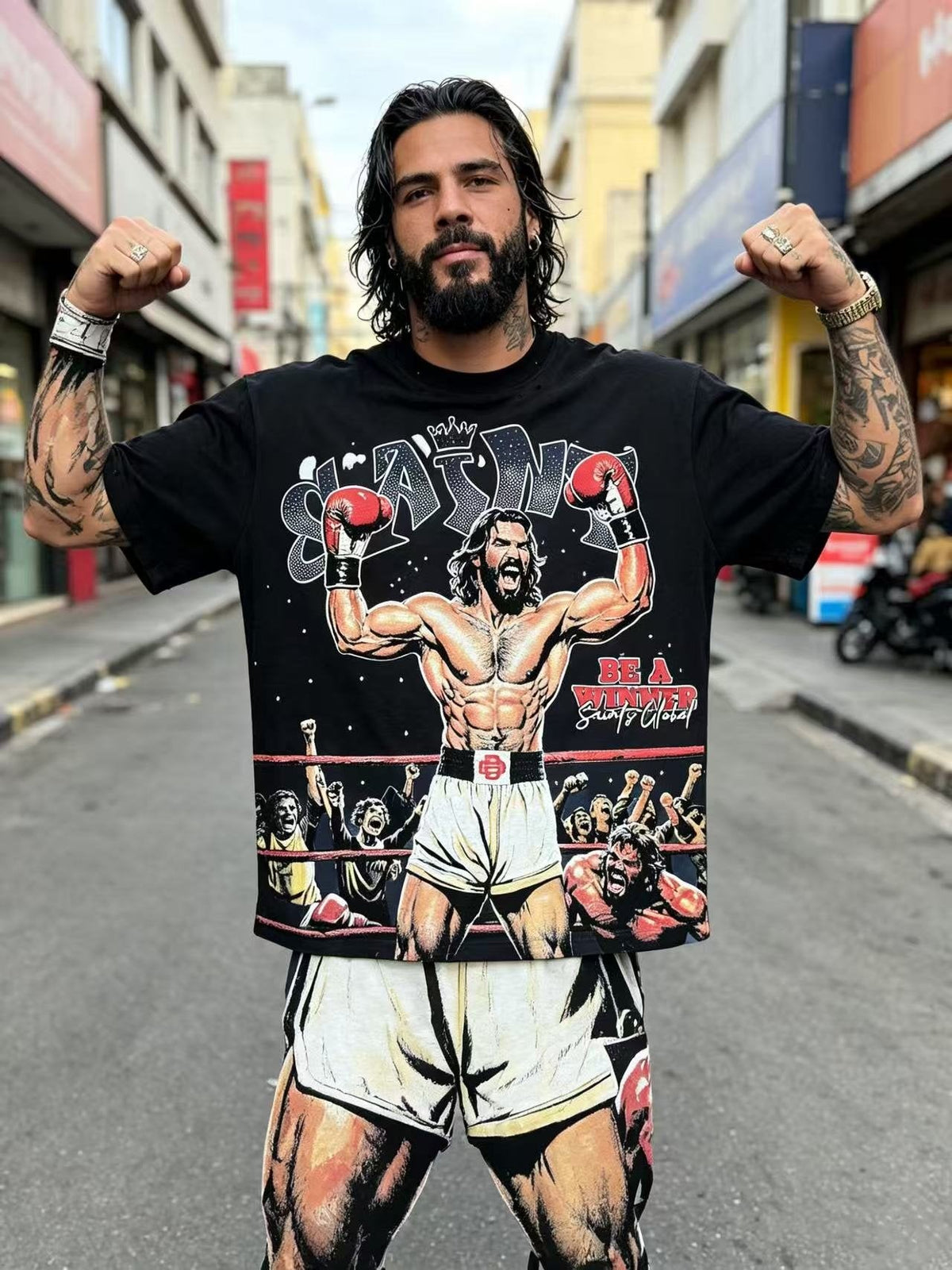 SAINT Boxer Winner Graphic T-Shirt