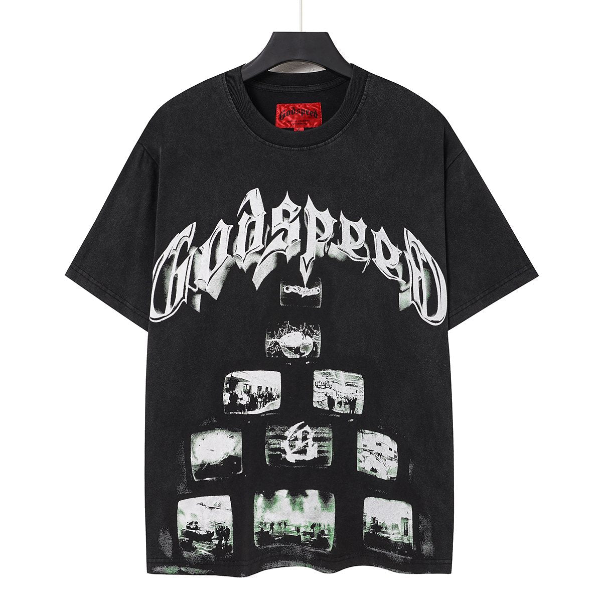 Godspeed Rock Graphic Washed T-Shirt