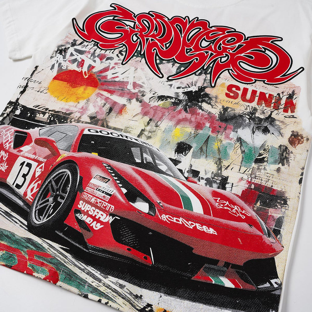 Godspeed Racing Graffiti Graphic T-Shirt - White