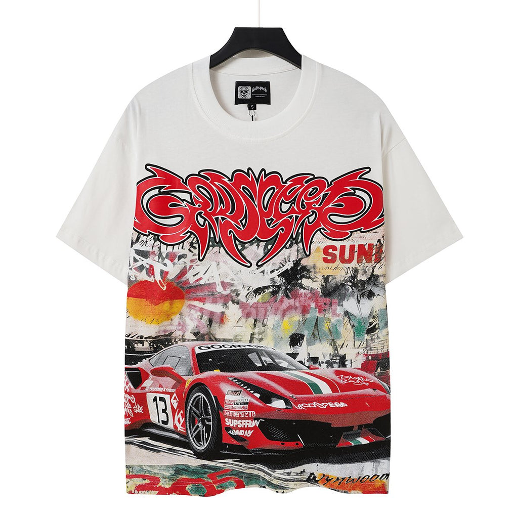 Godspeed Racing Graffiti Graphic T-Shirt - White