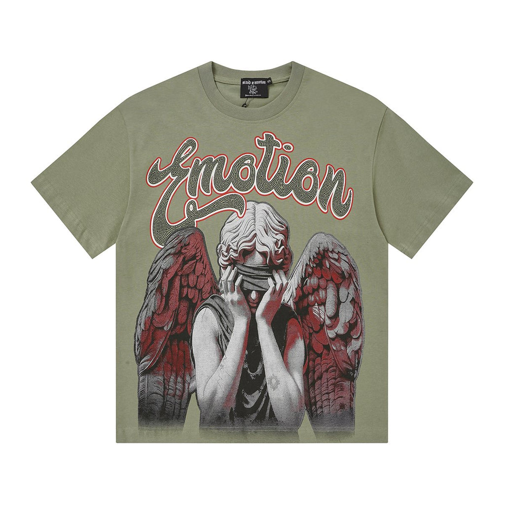 MIXED EMOTION Angel Graphic T-Shirt