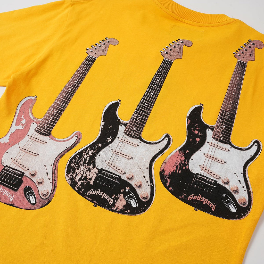 Godspeed Skeleton Band Guitar Graphic T-Shirt