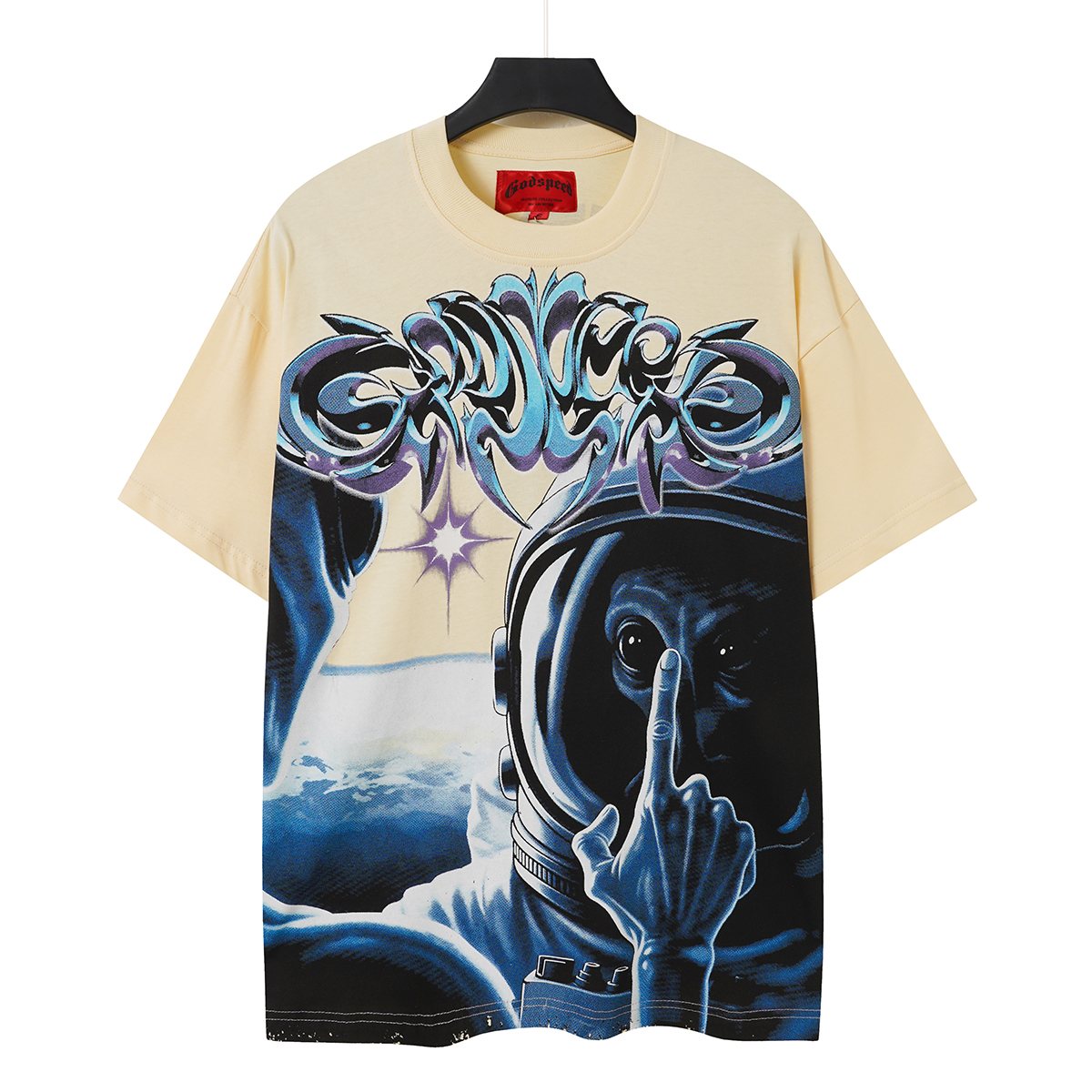 Godspeed Cream Rock Graphic T-Shirt