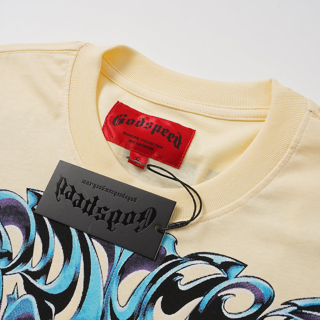 Godspeed Cream Rock Graphic T-Shirt