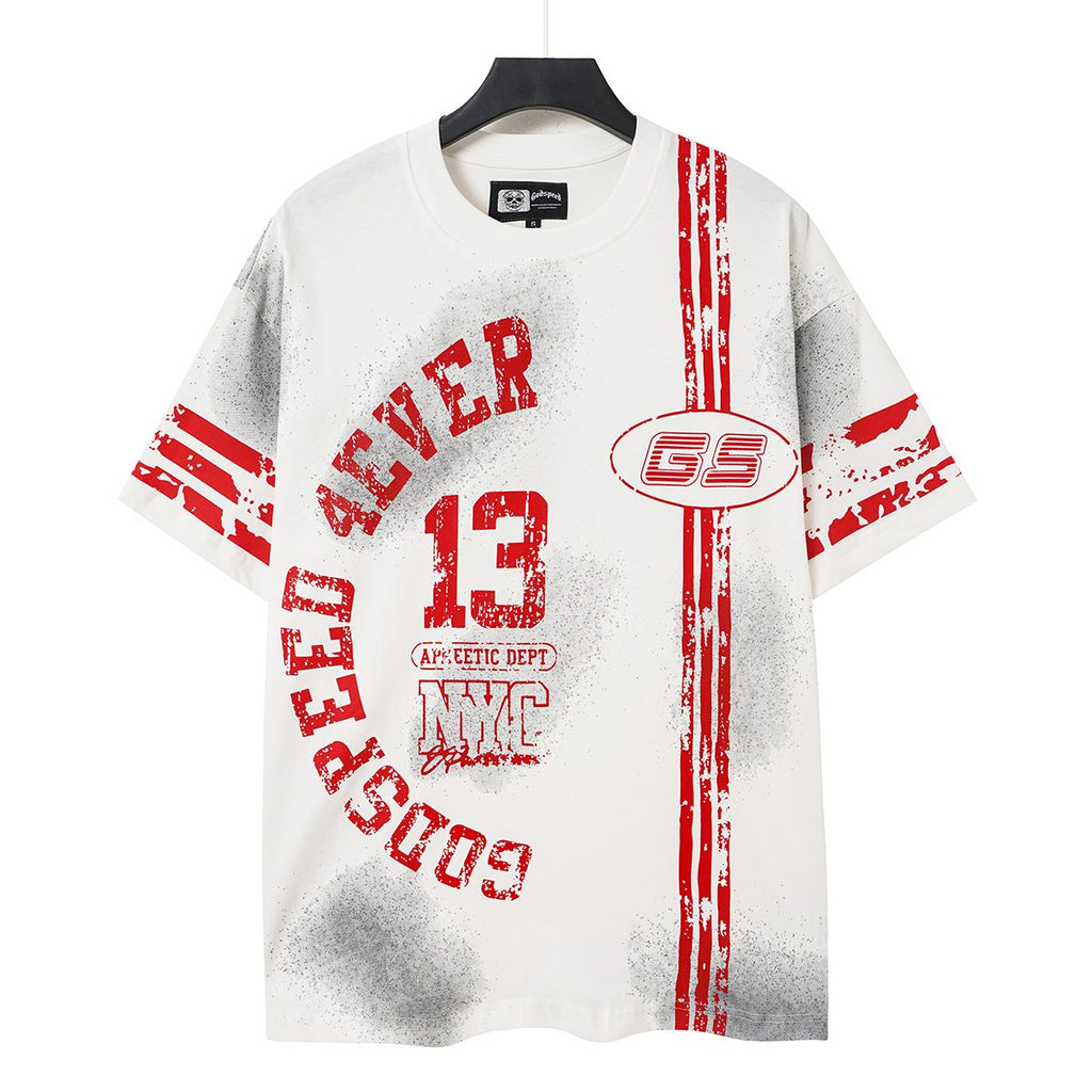 Godspeed Distressed Rock Graphic Short-Sleeve T-Shirt