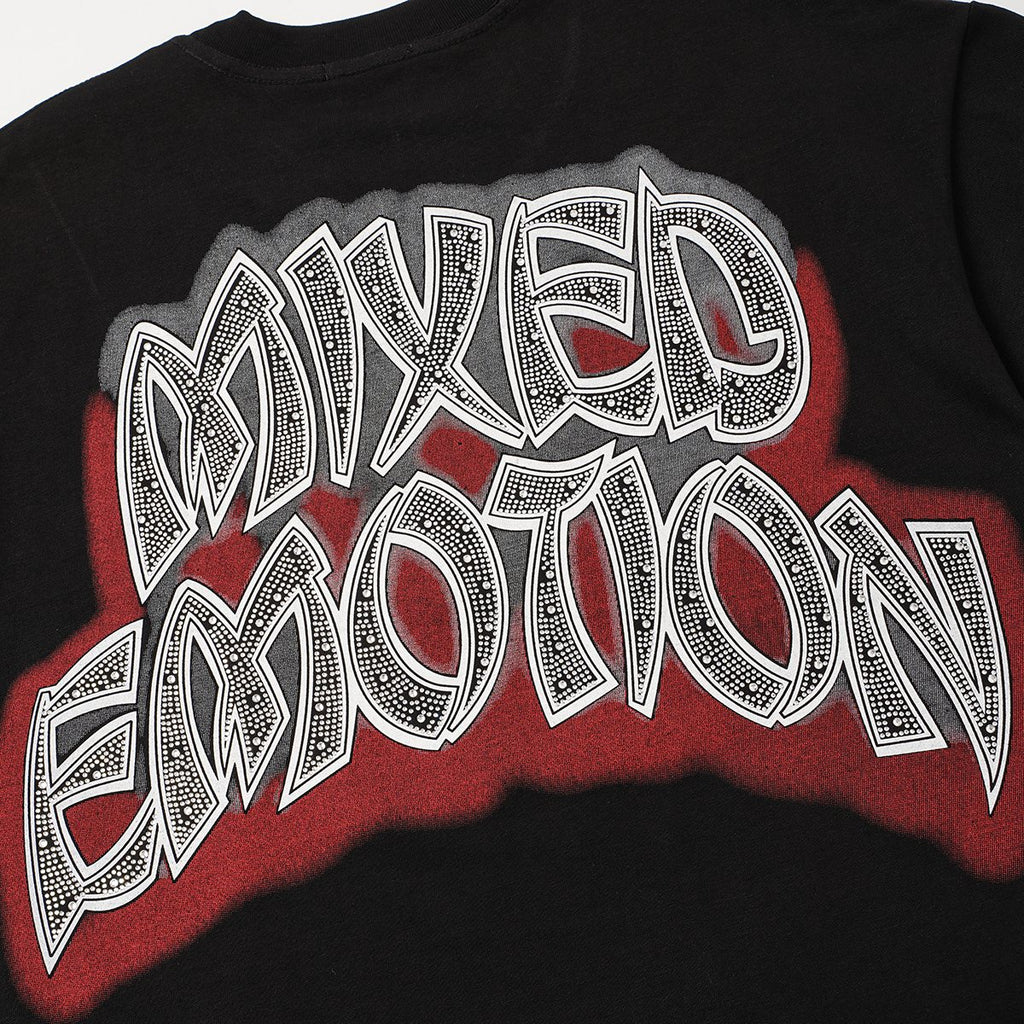 MIXED EMOTION Skeleton Graphic T-Shirt