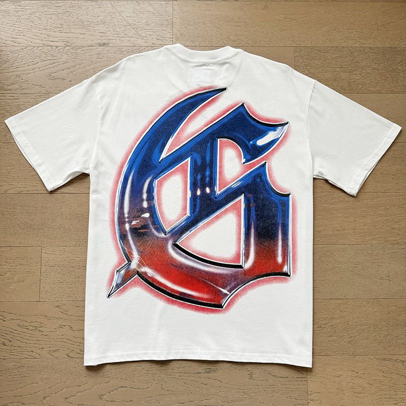 Godspeed White Front & Back Graphic T-Shirt