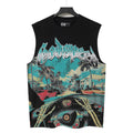 Godspeed Street Car Graphic Sleeveless T-Shirt