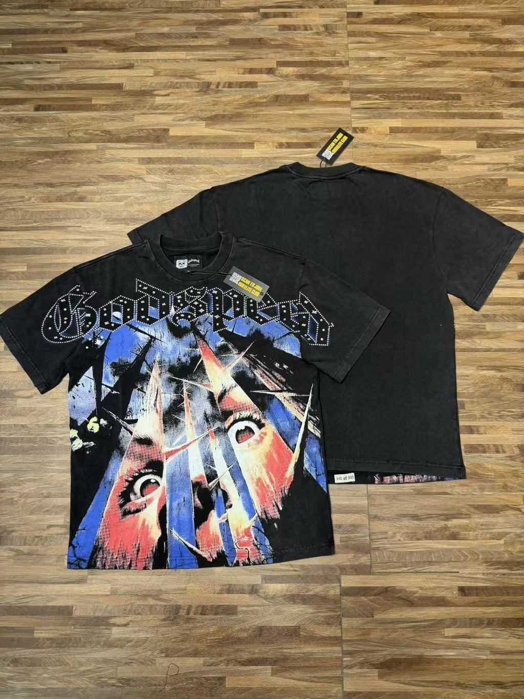 Godspeed Abstract Face Graphic T-Shirt