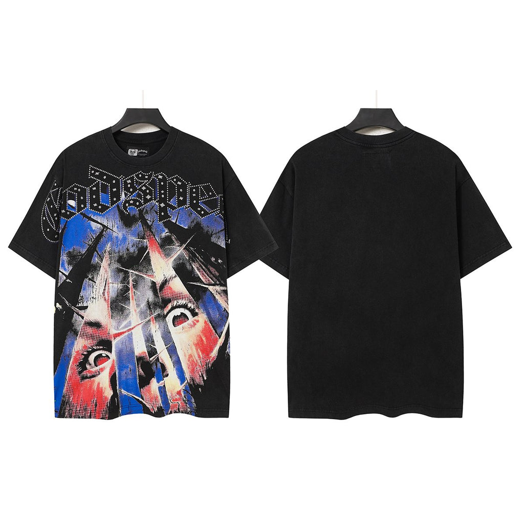 Godspeed Abstract Face Graphic T-Shirt