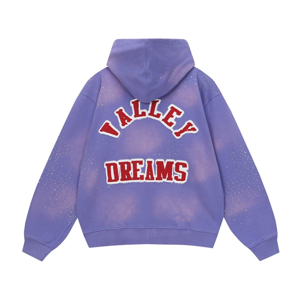 VALLEY Dreams Rhinestone Zip Hoodie